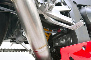 PLOT SWAGE-LINE PRO REAR BRAKE HOSE KIT BLACK STAINLESS STEEL FITTINGS CLEAR HOSE FOR HONDA CBR1000RR-R SP BTP0044R