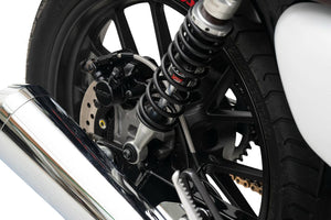 PLOT SWAGE-LINE PRO REAR BRAKE HOSE KIT BLACK STAINLESS STEEL FITTINGS CLEAR HOSE FOR HONDA GB350 BTP0057R