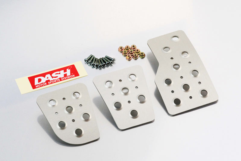OKUYAMA PEDAL SET MT MATTE SILVER For OKUYAMA 304-000-4