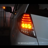 CRYSTAL EYE FIBER FULL LED TAIL LAMP (RED CLEAR TYPE) FOR HONDA FIT GE6-9 KOUKI KOUKI HYBRID J076RC