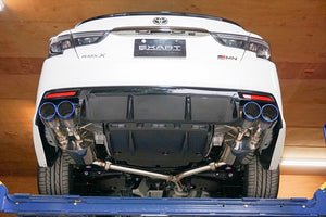 EXART IVSC MUFFLER STAINLESS STEEL ROUND TAILPIPE (OUTER DIAMETER Φ101) EXHAUST EXHAUST FOR TOYOTA MARK X GRMN DBA-GRX133 MODIFIED 2GR-FSE EA01-TY111-S