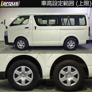 LARGUS SPEC S COILOVER KIT FOR TOYOTA HIACE KDH200K 2WD 01011209121-QQ-5