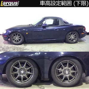 LARGUS SPEC SR COILOVER KIT FOR MAZDA ROADSTER NA8C 2WD 01011410002-QQ-4