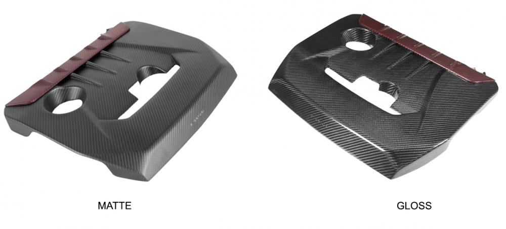 M&M HONDA CARBON ENGINE COVER EVENTURI FOR TOYOTA TOYOTA GR YARIS 4BA 00405-4BA-M002-BLACK-MATT