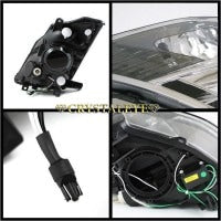 CRYSTAL EYE AUDI TYPE LED PROJECTOR HEADLIGHTS WITH POSITION LIGHTS (CLEAR) FOR NISSAN FAIRLADY Z Z33 KOUKI S111CR