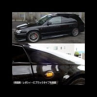 CRYSTAL EYE CRYSTAL LED SIDE MARKER, BLACK TYPE FOR SUBARU VEHICLES CHECK COMPATIBILITY CHART D017BK
