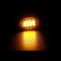 CRYSTAL EYE CRYSTAL LED SIDE MARKER, BLACK TYPE FOR SUBARU CARS D017BK