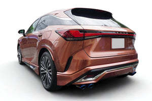 EXART ONE MUFFLER CARBON FIBER OVAL TAILPIPE (110MM X 70MM 4 PIECES) EXHAUST EXHAUST FOR LEXUS RX450H+ 6LA-AALH16 A25A-FXS EA02-LX115-C