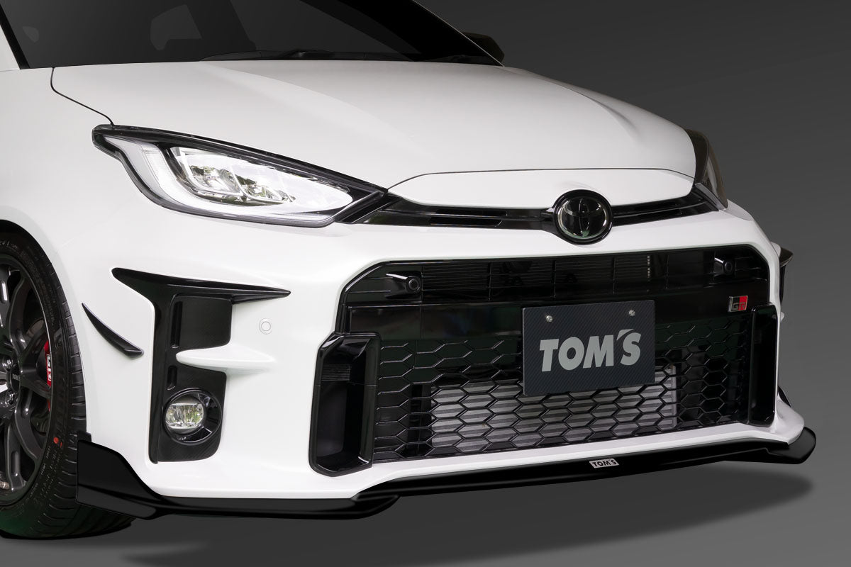 TOMS FRONT DIFFUSER FLAT BLACK FOR TOYOTA GR YARIS GXPA16 GXPA12 51410-TPA16-F