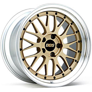 BBS LM LM281 19X11.0 +25 5X120.0 <DISC> GOLD <RIM> SILVER DIAMOND CUT (GL-SLD) FOR  LM281-GL-SLD