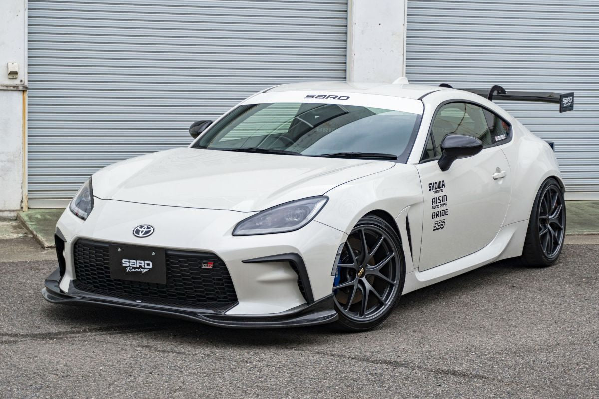 SARD GT1 FRONT HALF SPOILER CARBON CLEAR COATED FOR TOYOTA GR86 ZN8 81108