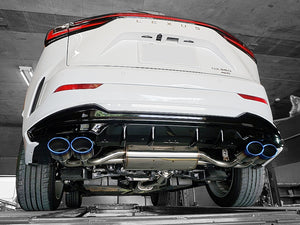 EXART ONE MUFFLER SPORTS SOUND TITANIUM OVAL TAIL (110MM X 70MM 4 PIPES) EXHAUST EXHAUST FOR LEXUS NX350 5BA-TAZA25 T24A EA02-LX113-T