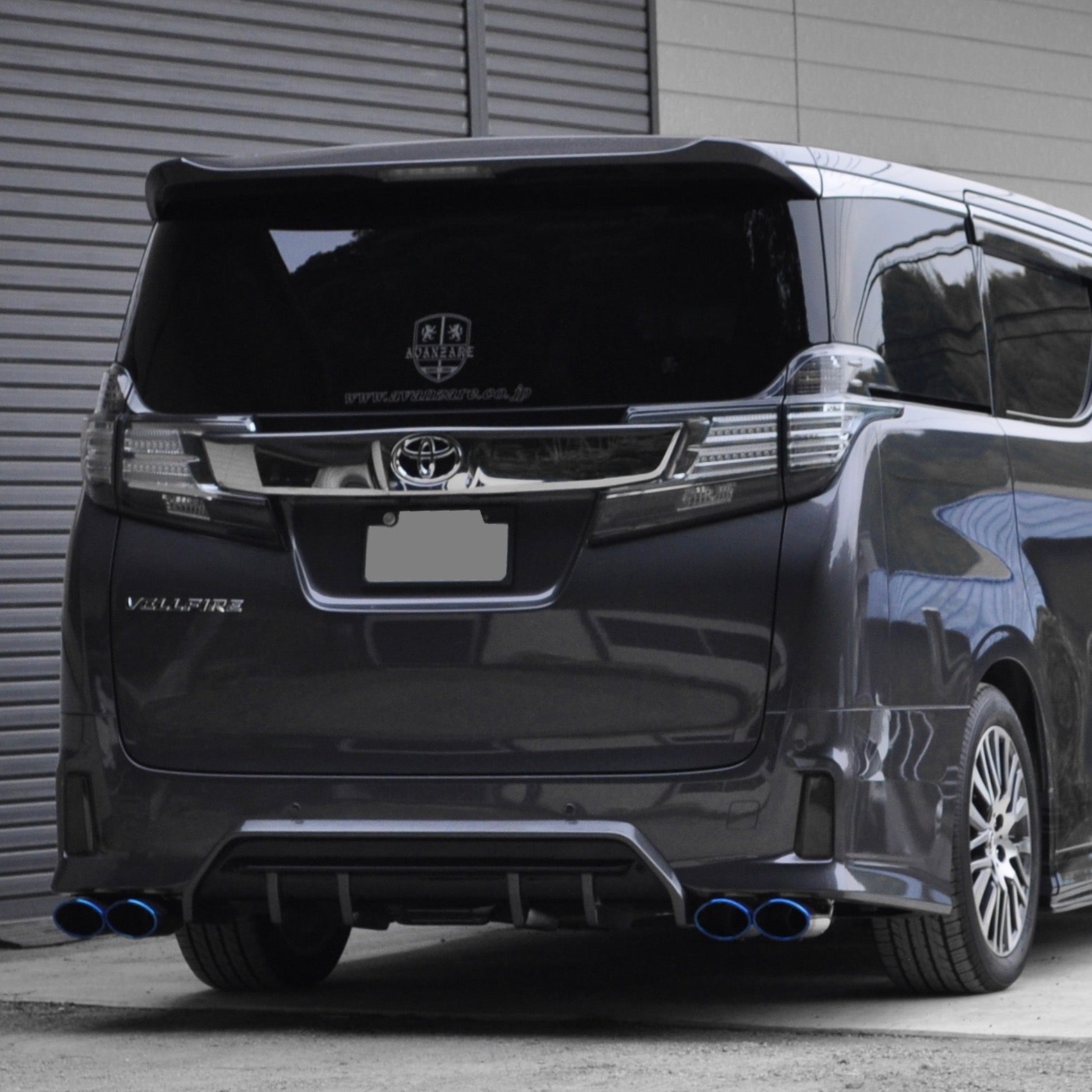 EXART ONE MUFFLER EXHAUST EXHAUST FOR TOYOTA ALPHARD VELLFIRE DBA-AGH30W 2AR-FE EA02-TY106-T