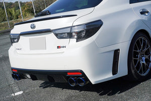 EXART IVSC MUFFLER STAINLESS STEEL ROUND TAILPIPE (OUTER DIAMETER Φ101) EXHAUST EXHAUST FOR TOYOTA MARK X GRMN DBA-GRX133 MODIFIED 2GR-FSE EA01-TY111-S