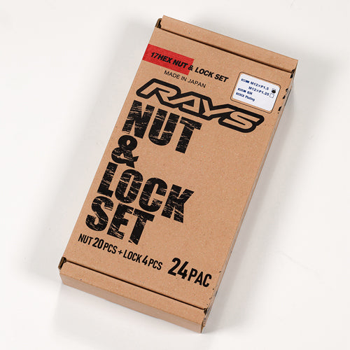 RAYS 17 HEX NUT & LOCK SET FOR 631 6H 12X1.25 CHROME 74081000008CP