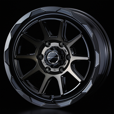 WEDS ADVENTURE MUD VANCE 06 17X8.0J +20 6H 139.7 BPBR BLACK POLISH 0039826