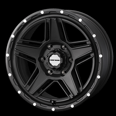 WEDS ADVENTURE MUD VANCE 07 16X6.5J +38 6H 139.7 FMBK M BLACK 0040534
