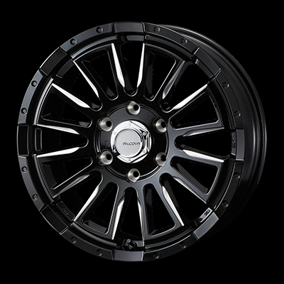 WEDS ADVENTURE MCCOYS RV-5 17X6.5J +38 6H 139.7 BLK BLACK 0040985