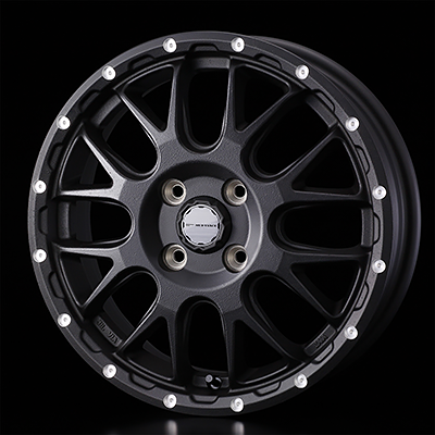 WEDS ADVENTURE MUD VANCE 08 14X5.0J +35 4H 100 BLK BLACK 0041122