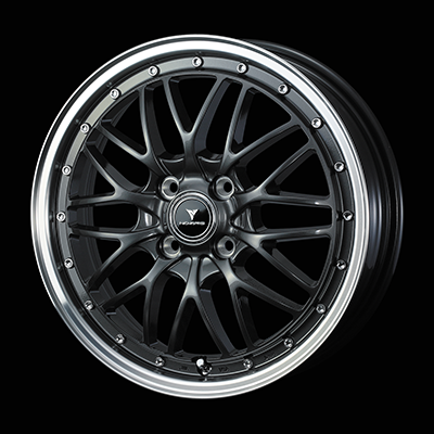 WEDS NOVARIS ASSET M1 15X4.5J +45 4H 100 GMT-P GUNMETALLIC 0041070