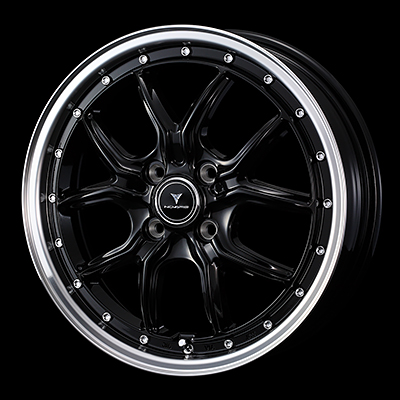 WEDS NOVARIS ASSET S1 16X5.0J +45 4H 100 BLK-P BLACK POLISH 0041330