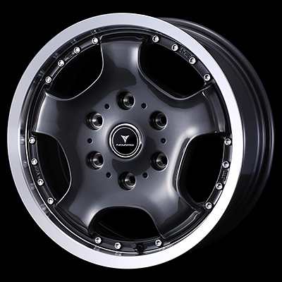 WEDS NOVARIS ASSETE D1 16X6.5J +38 6H 139.7 GMT-P GUNMETALLIC 0041859