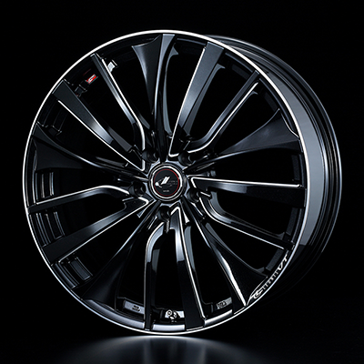 WEDS LEONIS VT 18X7.0J +53 5H 114.3 PBK-SC PEARL BLACK 0036363