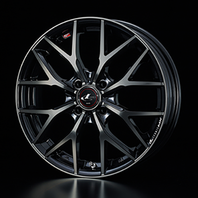 WEDS LEONIS MX 14X5.5J +42 4H 100 PBMC-TI PEARL BLACK MIRROR 0039034