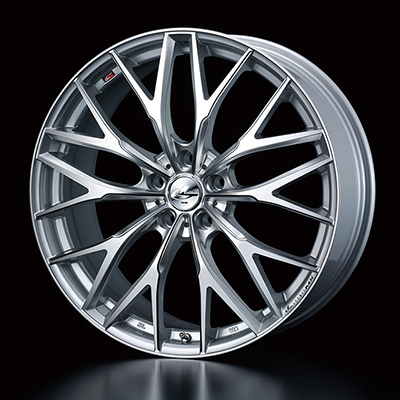 WEDS LEONIS MX 19X8.0J +43 5H 114.3 HS3-SC HYPER SILVER 0037446