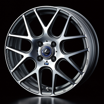 WEDS LEONIS NAVIA 06 16X5.0J +45 4H 100 MGMC GUNMETALLIC 0037602