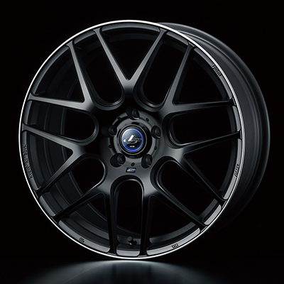 WEDS LEONIS NAVIA 06 17X7.0J +47 5H 100 MBP MATTE BLACK POLISH 0037613