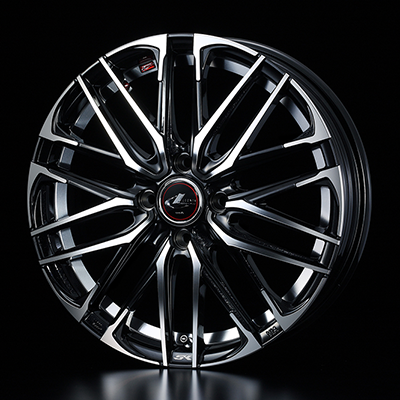 WEDS LEONIS SK 14X5.5J +42 4H 100 PBMC PEARL BLACK MIRROR 0039045