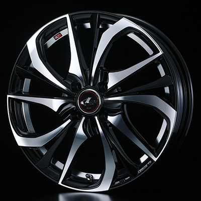 WEDS LEONIS TE 15X5.5J +50 4H 100 PBMC PEARL BLACK MIRROR 0038744