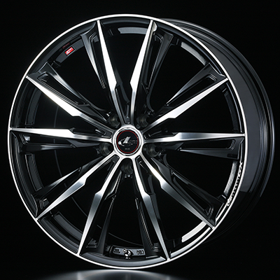 WEDS LEONIS GX 17X7.0J +47 5H 114.3 PBMC PEARL BLACK MIRROR 0039364