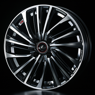 WEDS LEONIS FS 14X5.5J +42 4H 100 PBMC PEARL BLACK MIRROR 0039953