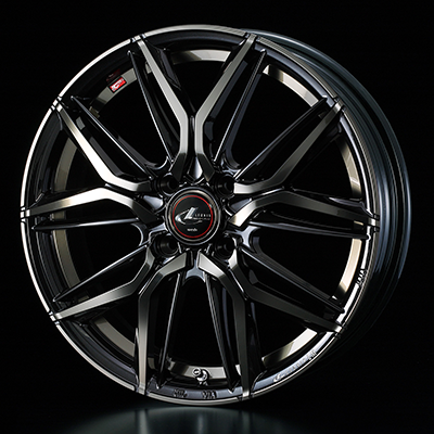 WEDS LEONIS LM 15X5.5J +50 4H 100 PBMC-TI PEARL BLACK MIRROR 0040778