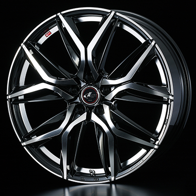 WEDS LEONIS LM 15X6.0J +45 5H 100 PBMC PEARL BLACK MIRROR 0040781