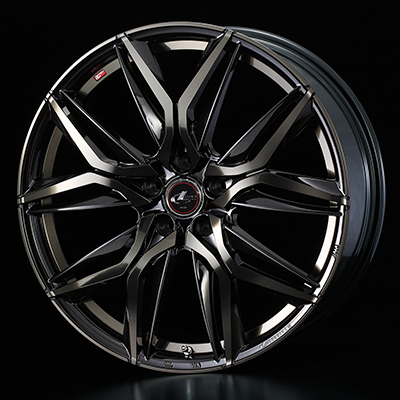 WEDS LEONIS LM 18X7.0J +47 5H 100 PBMC-TI PEARL BLACK MIRROR 0040820