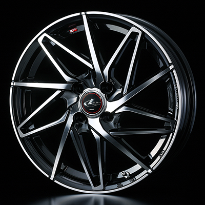 WEDS LEONIS IT 17X6.5J +42 4H 100 PBMC PEARL BLACK MIRROR 0040583