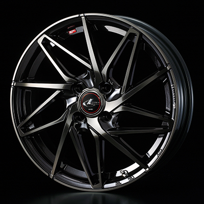 WEDS LEONIS IT 17X6.5J +50 4H 100 PBMC-TI PEARL BLACK MIRROR 0040587