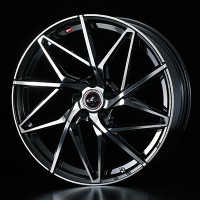 WEDS LEONIS IT 19X8.0J +43 5H 114.3 PBMC PEARL BLACK MIRROR 0040625