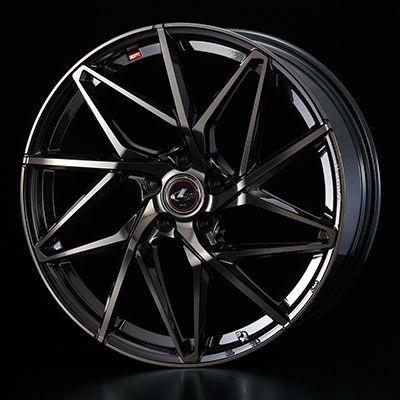WEDS LEONIS IT 20X8.5 +52 5H 114.3 PBMC-TI PEARL BLACK MIRROR 0040638