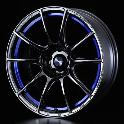 WEDS WEDSSPORT SA25R 18X9.5J +38 5H 114.3 BLC2 BLUE LIGHT CHROME 0073753