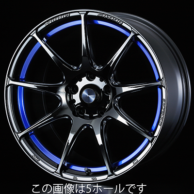WEDS WEDSSPORT SA99R 17X6.5J +50 4H 100 BLC2 BLUE LIGHT CHROME 0073875