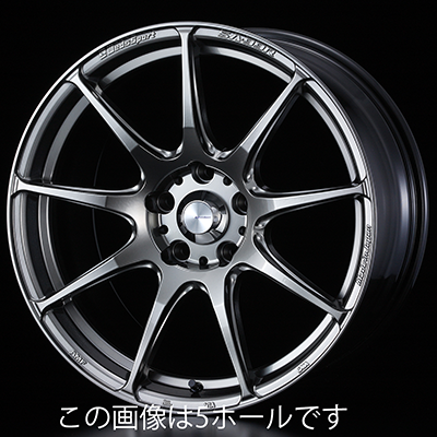 WEDS WEDSSPORT SA99R 17X6.5J +42 4H 100 PSB PLATINUM SILVER BARB 0073872