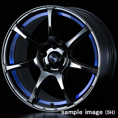 WEDS WEDSSPORT SA75R 17X6.5J +50 4H 100 BLC2 BLUE LIGHT CHROME 0074040
