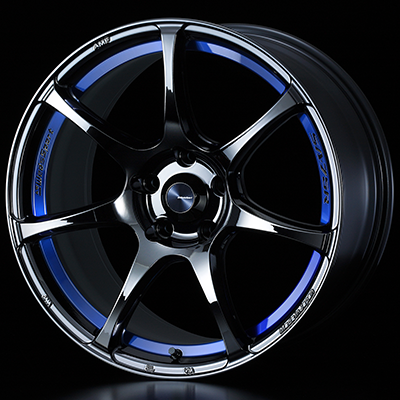 WEDS WEDSSPORT SA75R 18X7.5J +45 5H 100 BLC2 BLUE LIGHT CHROME 0074044