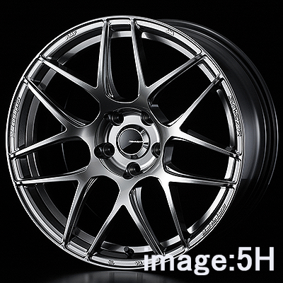 WEDS WEDSSPORT SA27R 16X6.5J +50 4H 100 PSB PLATINUM SILVER BARB 0074206