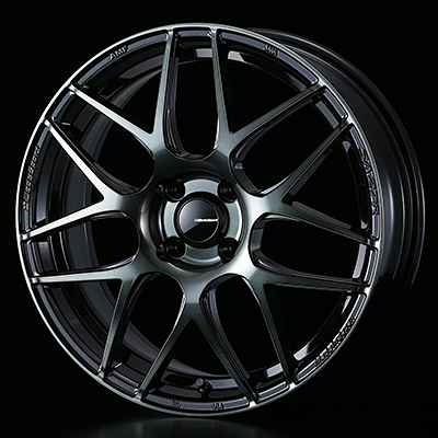 WEDS WEDSSPORT SA27R 15X6.0J +48 4H 100 WBC WORTH BLACK CLEAR 0074159