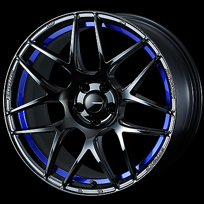 WEDS WEDSSPORT SA27R 18X8.0J +42 5H 114.3 BLC2 M14 BLUE LIGHT CHROME 0074234